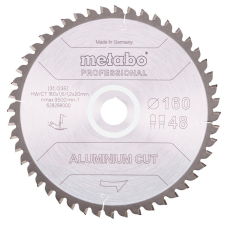 Пильный диск Metabo Aluminium cut - professional, 160x20 Z48 FZ/TZ 5°neg