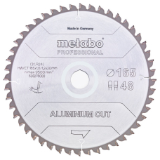 Пильный диск Metabo Aluminium cut - professional, 165x20 Z48 FZ/TZ 5°neg