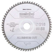 Пильный диск Metabo Aluminium cut - professional, 216x30 Z58 FZ/TZ 5°neg