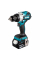 Аккумуляторная дрель-шуруповерт Makita DDF486RTJ, LXT, 2x5.0 Аh, DC18RC, Makpac