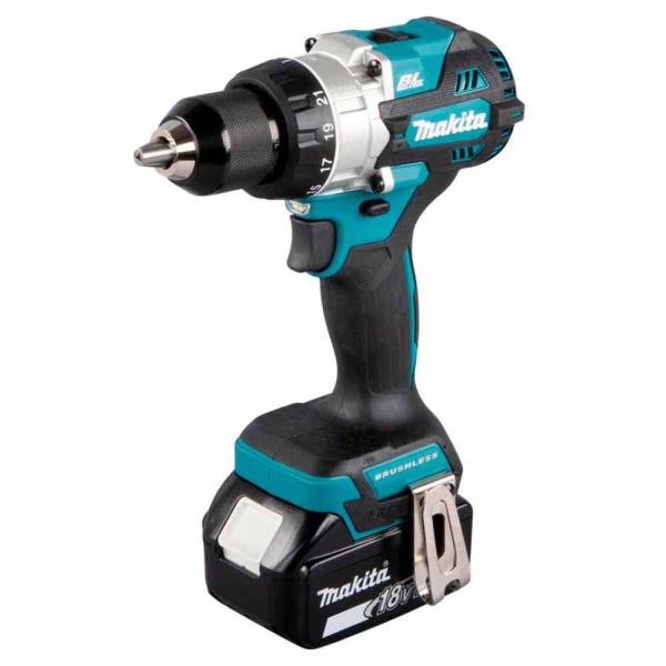 Аккумуляторная дрель-шуруповерт Makita DDF486RTJ, LXT, 2x5.0 Аh, DC18RC, Makpac