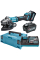 Аккумуляторная угловая шлифмашина Makita GA038GT201, 2x5.0 Ah, з/у, кейс