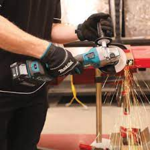 Аккумуляторная угловая шлифмашина Makita GA023GM201, 2x4.0 Ah, з/у, в Makpac 3