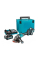 Аккумуляторная угловая шлифмашина Makita GA008GM201, 2x4.0 Ah, з/у, кейс
