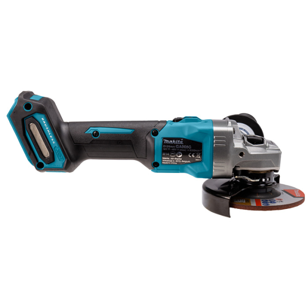 Акумуляторна кутова шліфмашина Makita GA008GM201, 2x4.0 Ah, з/п, кейс