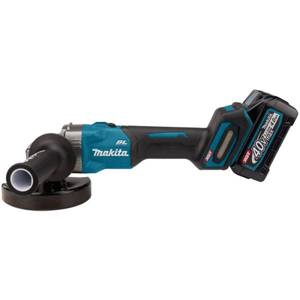 Акумуляторна кутова шліфмашина Makita GA008GM201, 2x4.0 Ah, з/п, кейс