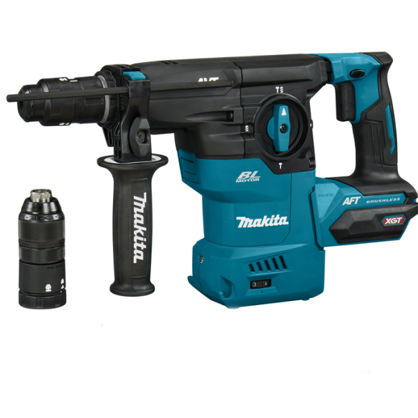 Акумуляторний перфоратор Makita HR009GZ, свердлильний патрон, патрон SDS-plus, каркас