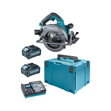 Аккумуляторная дисковая пила Makita XGT 40 V MAX HS003GM201, 2x4.0Ah, з/у, в MakPac