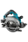 Аккумуляторная дисковая пила Makita XGT 40 V MAX HS004GM202, 2x4.0Ah, з/у, в MakPаc