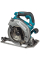 Аккумуляторная дисковая пила Makita XGT 40 V MAX HS004GM202, 2x4.0Ah, з/у, в MakPаc