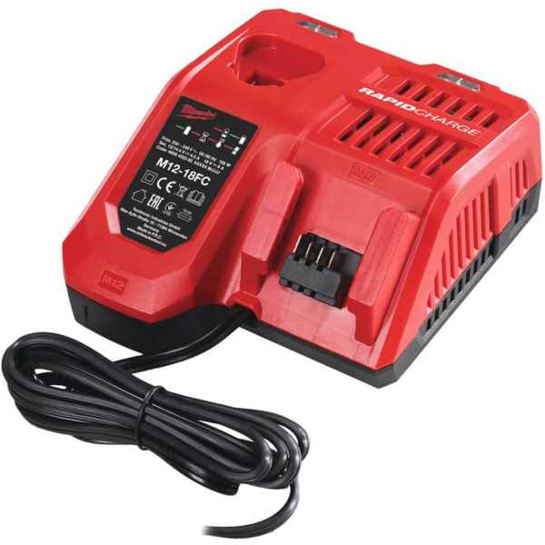 Быстрозарядное устройство Milwaukee M12-18FC Turbo