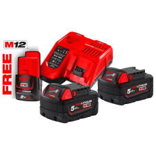Энергокомплект Milwaukee M18 NRG-502, 1xM12 B2