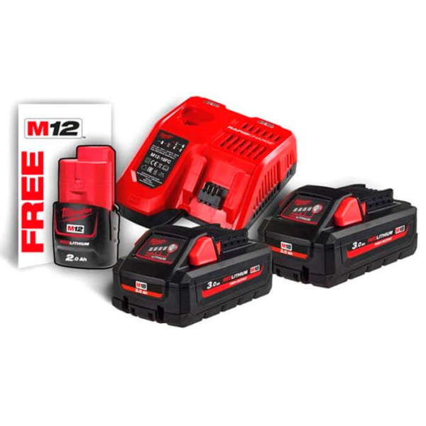 Энергокомплект Milwaukee M18 HNRG-302, 1xM12 B2