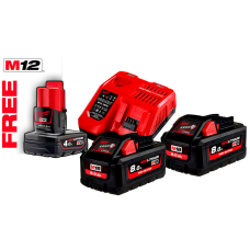 Энергокомплект Milwaukee M18 HNRG-802, 1xM12 B4