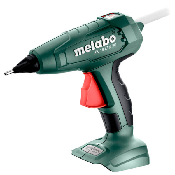Акумуляторний клейовий пістолет Metabo HK 18 LTX 20, з 5 стрижнями, каркас, в MetaBOX 145