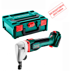 Акумуляторні висічні ножиці Metabo NIV 18 LTX BL 1.6, каркас, в MetaBOX 145