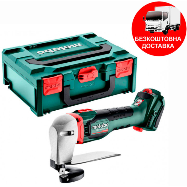 Аккумуляторные высечные ножницы Metabo SCV 18 LTX BL 1.6, каркас, в MetaBOX 145