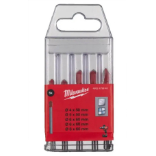 Набор сверл по стеклу и плитке Milwaukee 4-8 мм, 5 шт