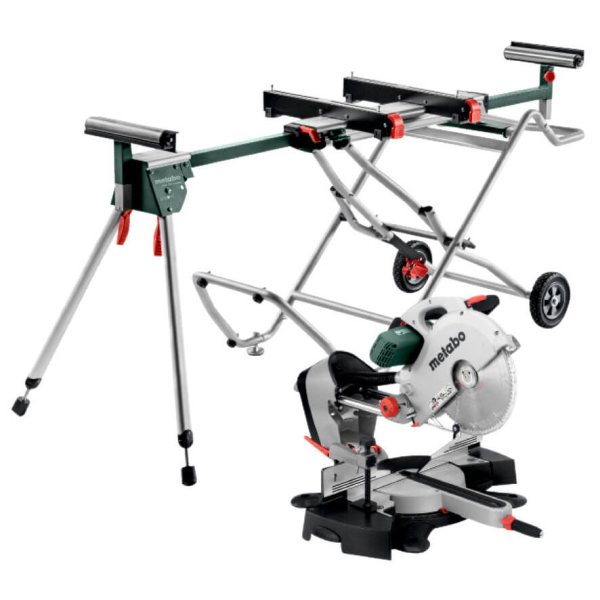 Торцювальна пила Metabo KGS 315 Plus із підставкою KSU 251 Mobile