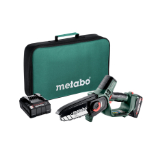 Аккумуляторная пила Metabo MS 18 LTX 15, 1x18 V 2.0 Ah, SC 36, сумка