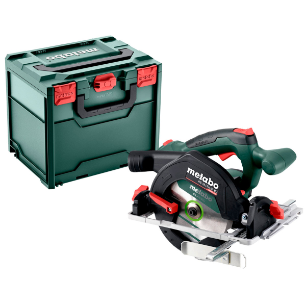 Аккумуляторная дисковая пила Metabo KS 18 LTX 57 BL, каркас в кейсе MetaBox 340