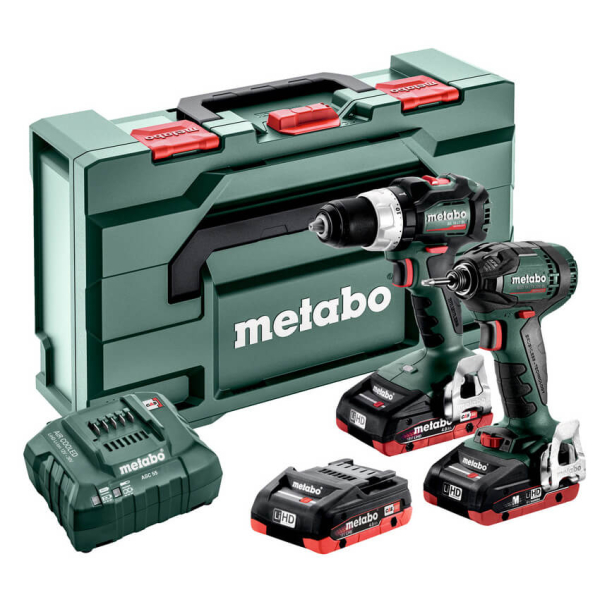 Набор аккумуляторных инструментов Metabo Combo Set 2.1.11 18 V BL LIHD