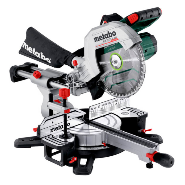 Аккумуляторная торцовочная пила Metabo KGS 18 LTX BL 254, 1x4.0 Ah, ASC 72