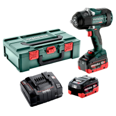 Аккумуляторный гайковерт Metabo SSW 18 LTX 1450 BL, 2x8.0 Ah, з/у ASC 145, в metaBOX 145 L