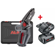 Аккумуляторная цепная мини-пила Al-Ko CSM 1815, 1х18V 2.5 Ah, з/у, в кейсе