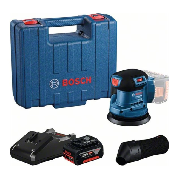 Акумуляторна ексцентрикова шліфмашина Bosch GEX 185-LI  Professional,1x4.0Ah, з/п