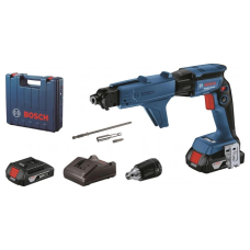 Акумуляторний шуруповерт Bosch GTB 185-LI Professional, 2xGBA 18V 2.0Ah, з/у, насадка GMA 55, кейс