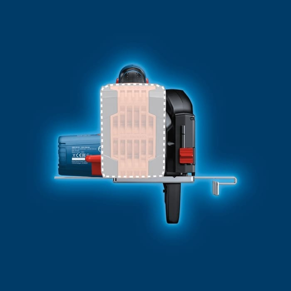 Аккумуляторная циркулярная пила Bosch GKM 18V-50 Professional, 2x5.0Ah, з/у, кейс