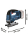 Аккумуляторный лобзик Bosch GST 185-LI Professional, 2x4.0Ah, з/у, кейс