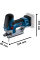 Аккумуляторный лобзик Bosch GST 18V-155 SC Professional, каркас