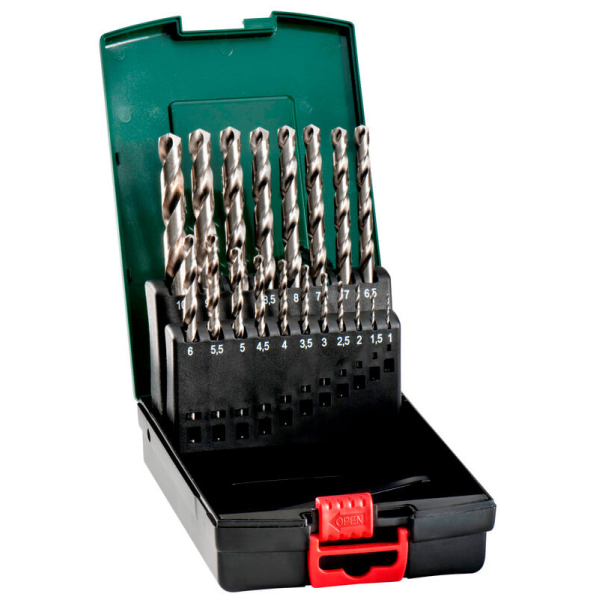 Набор сверл HSS-G Metabo SP, 19 шт