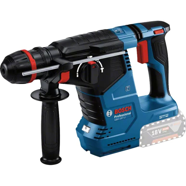 Акумуляторний перфоратор Bosch GBH 187-LI Professional, каркас