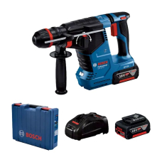 Аккумуляторный перфоратор Bosch GBH 187-LI Professional, 2x5.0Ah, з/у GAL 1880 CV, кейс