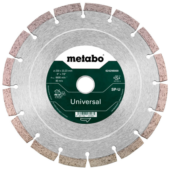 Алмазний відрізний круг Metabo SP-U Universal, 230x22,23 мм