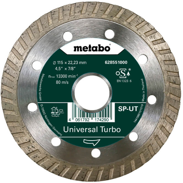 Алмазний відрізний круг Metabo SP-UT, 115x22,23 мм