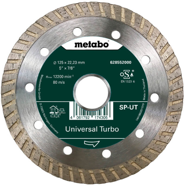 Алмазний відрізний круг Metabo SP-UT, 125x22,23 мм