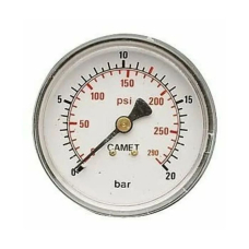 Манометр для компрессора ABAC 10 бар, 1/4"M-1/8"M