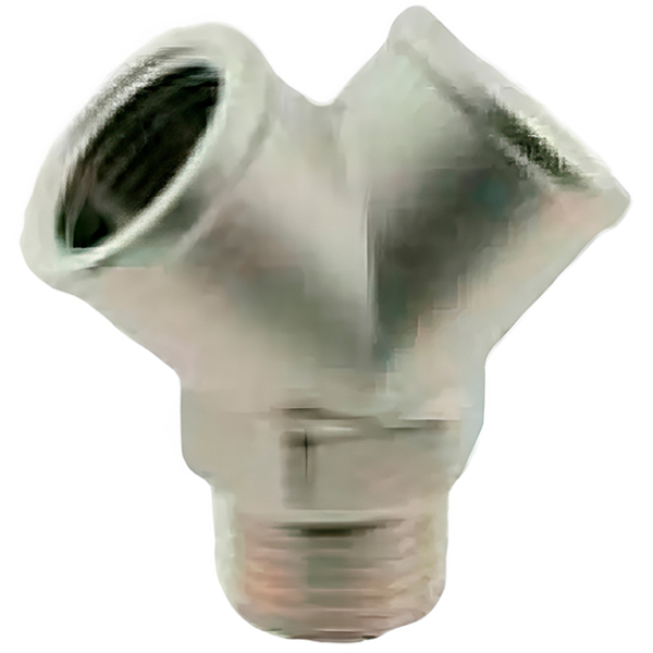 З'єднувач ABAC 2х1/4”F-1/4”M-1/2”M з 3 отворами