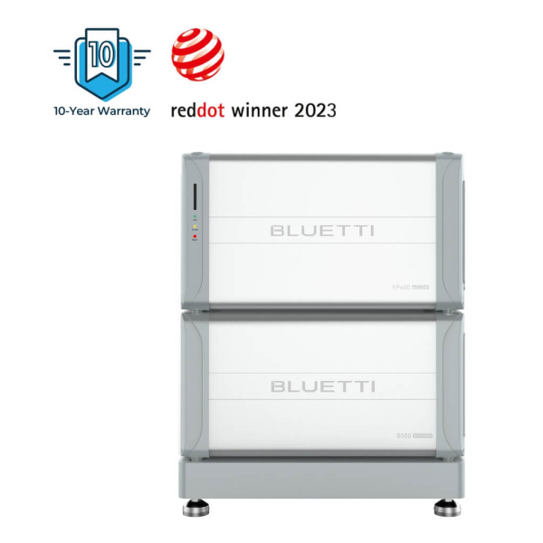 Резервна зарядна станція Bluetti EP600, 6000 Вт + акумуляторний модуль B500x3, 14880 Вт/год