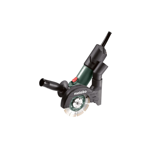 Угловая шлифмашина Metabo WEV 850-125 Set, кейс, 1 алмазный диск, вытяжной кожух