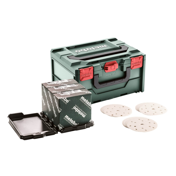 Набор абразивов Metabo metaBOX "Multi-hole" краска, 150 мм