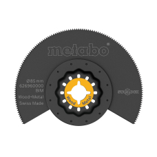 Сегментное пилочное полотно по дереву и металлу Metabo, BiM, Ø 85 мм