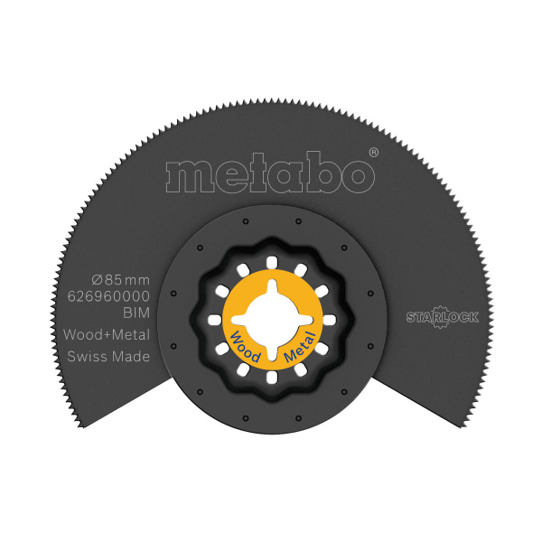 Сегментное пилочное полотно по дереву и металлу Metabo, BiM, Ø 85 мм
