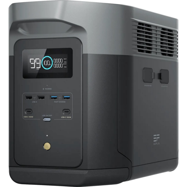 Зарядная станция EcoFlow DELTA 2 Max, 2048 Вт/час, 2400 Вт