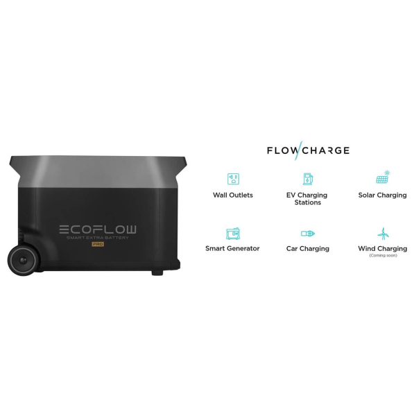 Додатковий акумулятор EcoFlow DELTA Pro Smart Extra Battery, LiFePo4, 3600 Вт/год