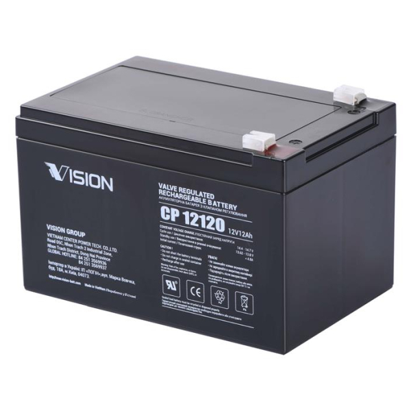 Аккумуляторная батарея Vision CP, 12 V, 12 Ah, AGM
